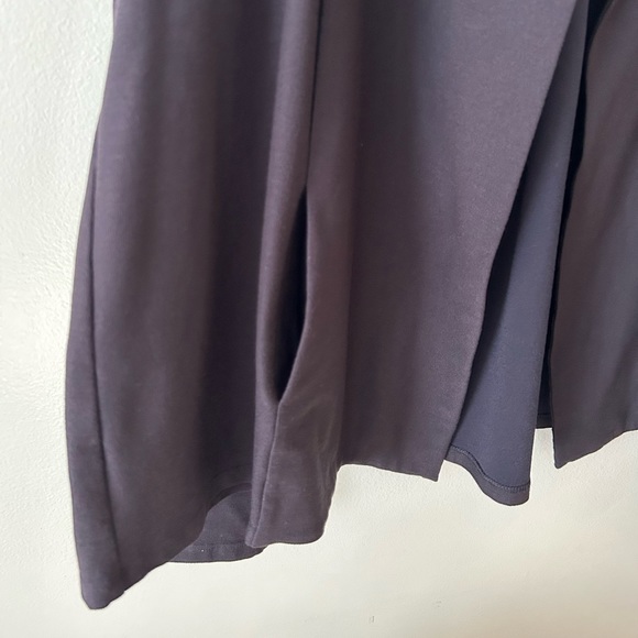 Eileen Fisher Short Jacket Stretch Crepe Ink Navy Color Large NWT - Picture 5 of 10